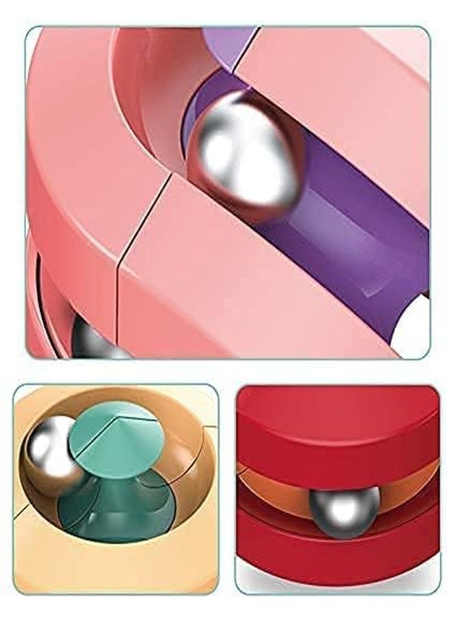 codally Magnetic Orbit Ball Toy, Children Track Bead Toy Metal Pinball Puzzle Toys Magnetic Fidget Orbit Ball Maze Toy Stress Relief Decompression Sensory Toy for Children and Adult Multicolor 1 Cube - Image 4